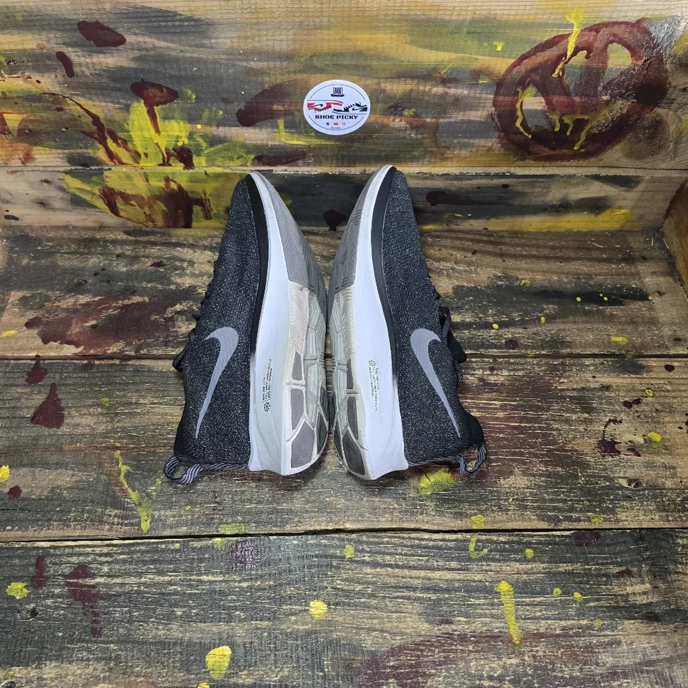 Nike‎ Zoom Fly Flyknit AR4562-081 Black Gunsmoke Running Shoes Womens Size 6.5